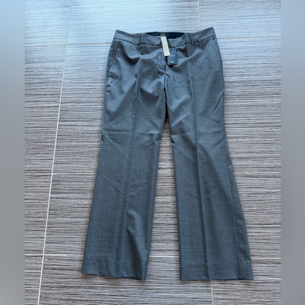 J. Crew Charcoal Tailored Trousers size 12